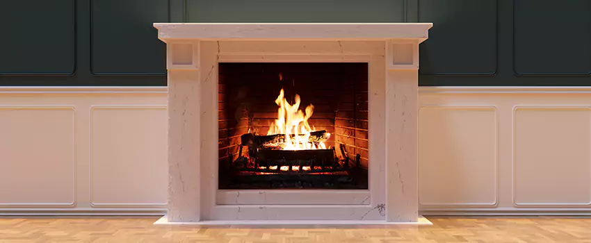 Open Flame Wood-Burning Fireplace Installation Services in Manchester, Connecticut