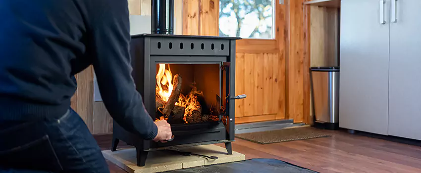 Open Hearth Wood Fireplace Installation in Manchester, CT