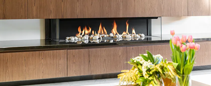 Double-height Fireplace Design Refurbishment in Manchester, Connecticut