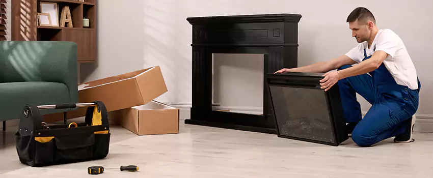 Old Rusted Metal Fireplace Repair And Replacement in Manchester, CT
